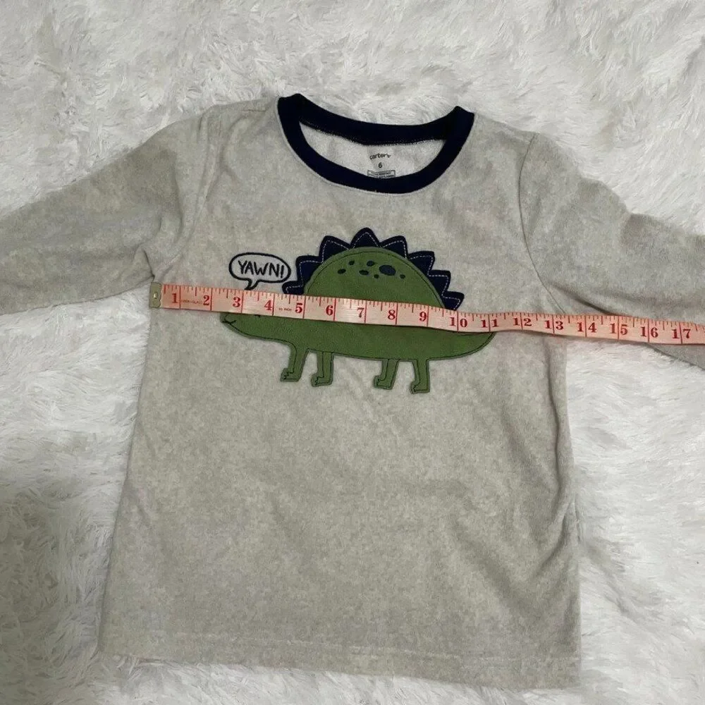 Toddlers Carter's Dinosaur Matching Set in Green Size 6